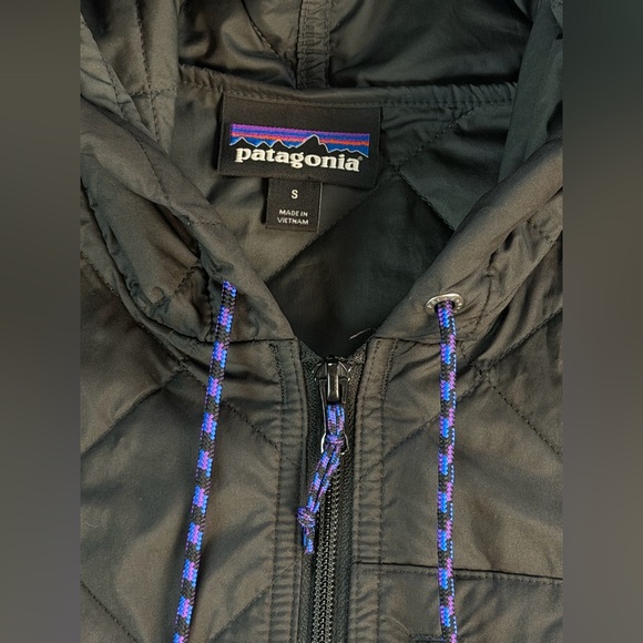 Patagonia Diamond Quilted Full Zip Hooded Jacket Mens Small - Picture 4 of 11